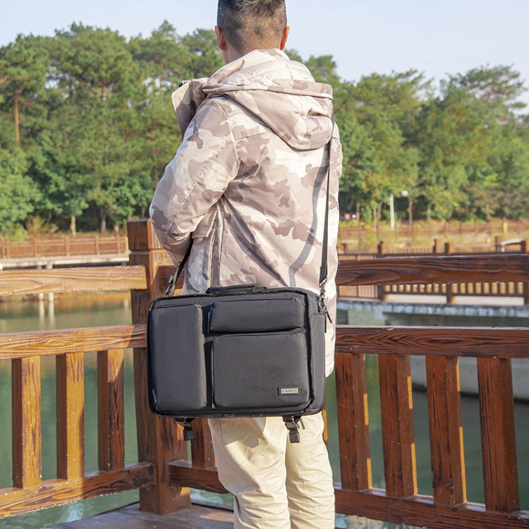CADEN D28 Borsa per fotocamera portatile multifunzionale a spalla singola e doppia con tracolla