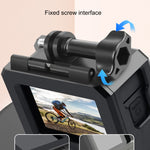 Per GoPro HERO10 Black / HERO9 Black Custodia protettiva per montaggio su telaio con bordo in plastica ABS con fibbia di montaggio di base e vite, ABS Plastic Border Frame