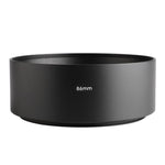 Paraluce completamente in metallo con tubo dritto con filettatura da 86 mm per teleobiettivo medio, 86mm x 86mm x 40mm