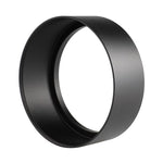 Paraluce completamente in metallo con tubo dritto con filettatura da 86 mm per teleobiettivo medio, 86mm x 86mm x 40mm