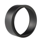 Paraluce completamente in metallo con tubo dritto con filettatura da 86 mm per teleobiettivo medio, 86mm x 86mm x 40mm