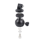 Staffa di montaggio a ventosa per auto per GoPro Hero11 Black / HERO10 Black / HERO9 Black / HERO8 Black /7 /6 /5 /5 Session /4 Session /4 /3+ /3 /2 /1, Xiaoyi e altre action camera,, Dimensioni: M, Size: M