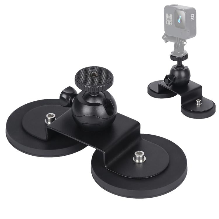 Staffa di montaggio a ventosa per auto per GoPro Hero11 Black / HERO10 Black / HERO9 Black / HERO8 Black /7 /6 /5 /5 Session /4 Session /4 /3+ /3 /2 /1, Xiaoyi e altre action cam, dimensioni:l, Size: L