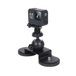 Staffa di montaggio a ventosa per auto per GoPro Hero11 Black / HERO10 Black / HERO9 Black / HERO8 Black /7 /6 /5 /5 Session /4 Session /4 /3+ /3 /2 /1, Xiaoyi e altre action cam, dimensioni:l, Size: L