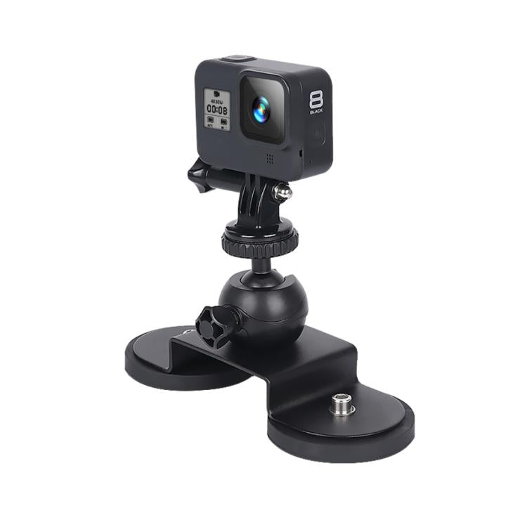 Staffa di montaggio a ventosa per auto per GoPro Hero11 Black / HERO10 Black / HERO9 Black / HERO8 Black /7 /6 /5 /5 Session /4 Session /4 /3+ /3 /2 /1, Xiaoyi e altre action cam, dimensioni:l, Size: L