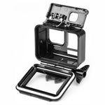 Custodia protettiva impermeabile fino a 50 m con fibbia, supporto di base e vite per GoPro HERO10 Black / HERO9 Black, 50m Waterproof Case