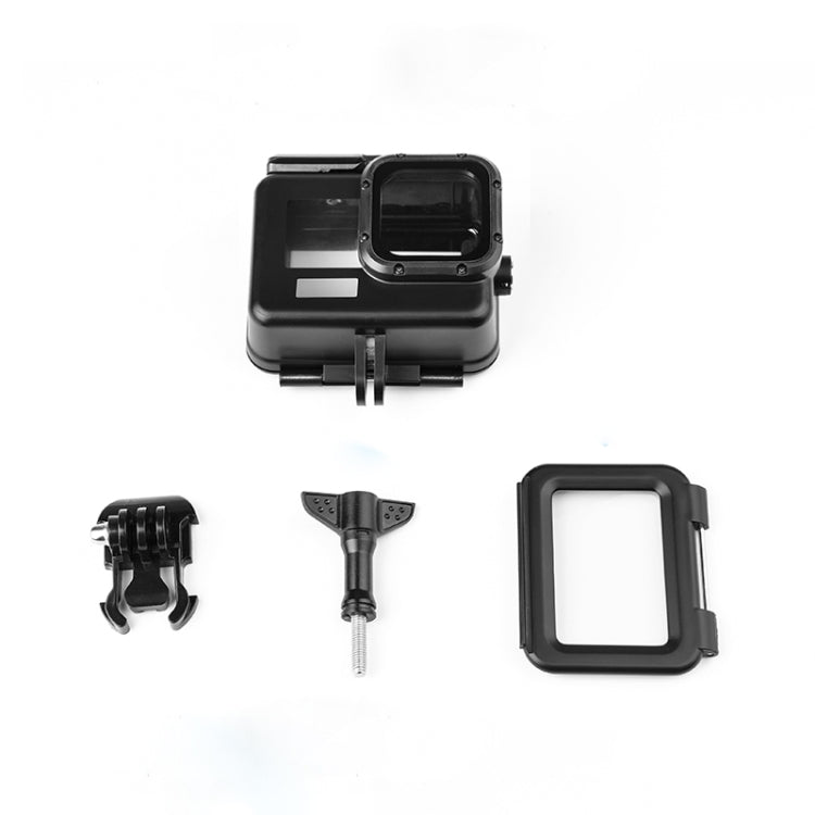 Custodia protettiva impermeabile fino a 50 m con fibbia, supporto di base e vite per GoPro HERO10 Black / HERO9 Black, 50m Waterproof Case