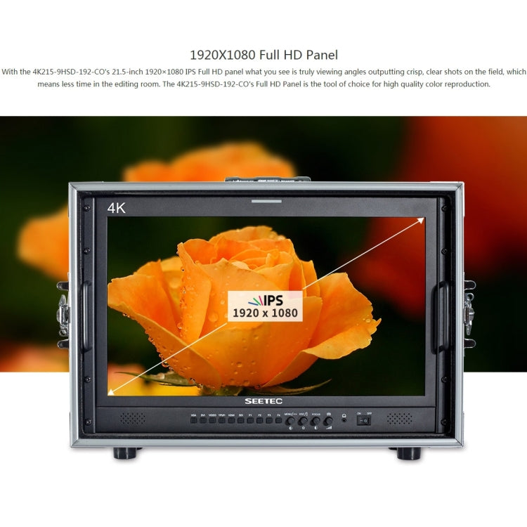 SEETEC 4K215-9HSD-CO 1920x1080 Monitor da campo per telecamera Director Box Full HD SDI/HDMI da 21,5 pollici, 4K215-9HSD-CO