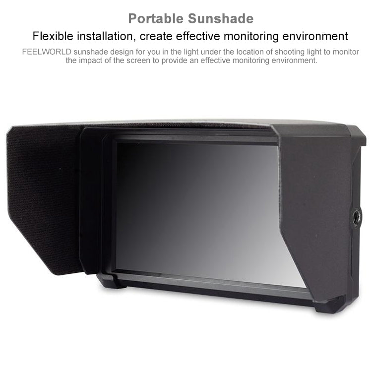 FEELWORLD F6 1920x1080 Schermo IPS da 5,5 pollici Monitor da campo per fotocamera HDMI 4K, F6