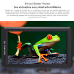 FEELWORLD F6 1920x1080 Schermo IPS da 5,5 pollici Monitor da campo per fotocamera HDMI 4K, F6