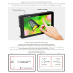FEELWORLD LUT6 1920x1080 2600 nit Schermo IPS da 6 pollici Monitor da campo con fotocamera HDMI 4K Touch Control, LUT6