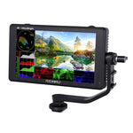 FEELWORLD LUT6 1920x1080 2600 nit Schermo IPS da 6 pollici Monitor da campo con fotocamera HDMI 4K Touch Control, LUT6