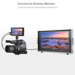 FEELWORLD LUT6S 1920x1080 2600 nit Schermo IPS da 6 pollici HDMI Touch Screen 4K SDI Monitor da campo per fotocamera HDI, LUT6S