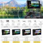 FEELWORLD LUT6S 1920x1080 2600 nit Schermo IPS da 6 pollici HDMI Touch Screen 4K SDI Monitor da campo per fotocamera HDI, LUT6S