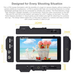 FEELWORLD LUT6S 1920x1080 2600 nit Schermo IPS da 6 pollici HDMI Touch Screen 4K SDI Monitor da campo per fotocamera HDI, LUT6S