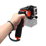 Grilletto dell'otturatore + Asta di galleggiamento per immersione con impugnatura galleggiante con cinturino regolabile anti-smarrimento, vite e chiave per GoPro HERO7 /6 Nero /5 Nero, Shutter Trigger