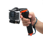 Grilletto dell'otturatore + Asta di galleggiamento per immersione con impugnatura galleggiante con cinturino regolabile anti-smarrimento, vite e chiave per GoPro HERO7 /6 Nero /5 Nero, Shutter Trigger