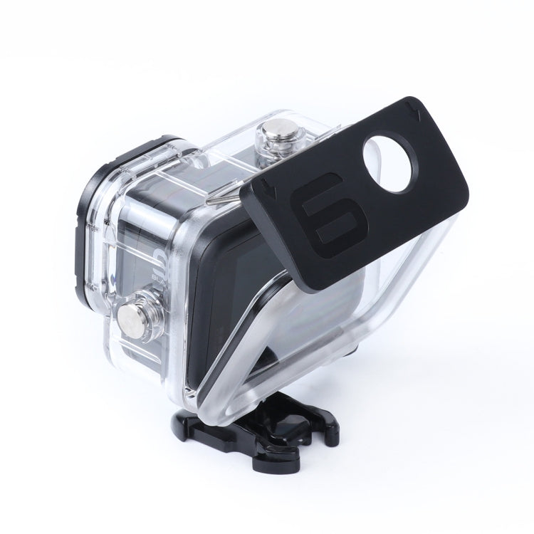 Custodia protettiva impermeabile da 45 m con fibbia, supporto di base e vite per GoPro HERO10 Black / HERO9 Black, For GoPro HERO9 Black