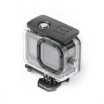 Custodia protettiva antiurto e antipolvere con foro di ricarica e fibbia Supporto di base e vite per GoPro HERO10 Black / HERO9 Black