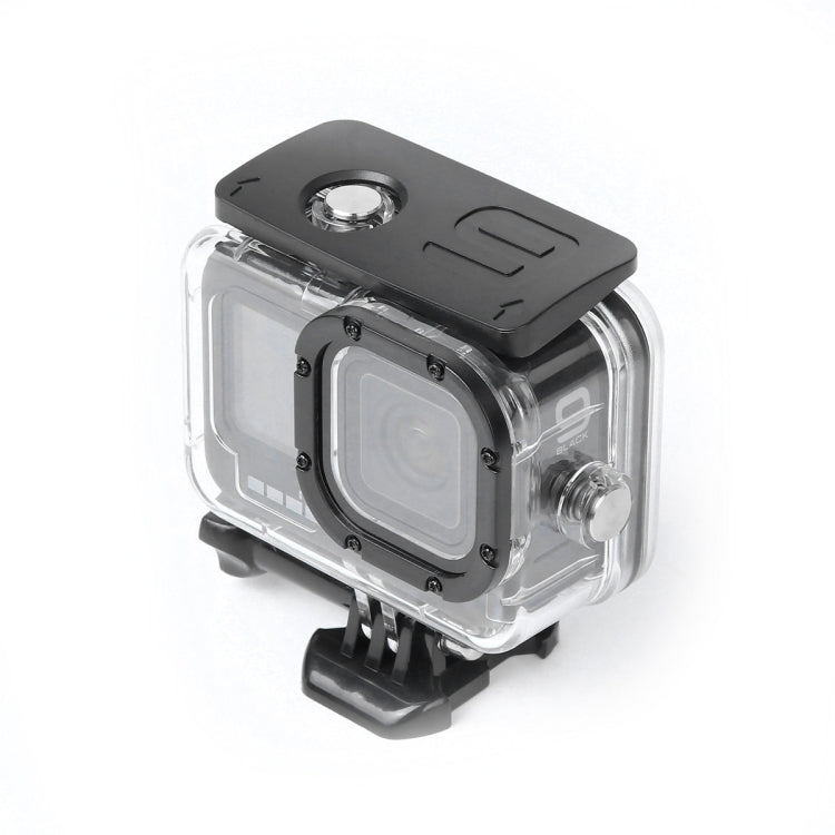 Custodia protettiva antiurto e antipolvere con foro di ricarica e fibbia Supporto di base e vite per GoPro HERO10 Black / HERO9 Black