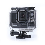 Custodia protettiva antiurto e antipolvere con foro di ricarica e fibbia Supporto di base e vite per GoPro HERO10 Black / HERO9 Black