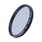 RUIGPRO per GoPro HERO10 Black / HERO9 Black Filtro obiettivo CPL professionale da 52 mm con anello adattatore filtro e copriobiettivo