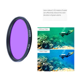 RUIGPRO per GoPro HERO10 Black / HERO9 Black Professional 52mm 52mm 10 in 1 UV+ND2+ND4+ND8+Star 8+ +CPL+Giallo/Rosso/Viola+10X Filtro per obiettivo ravvicinato con anello adattatore filtro e copriobiettivo