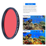 RUIGPRO per GoPro HERO10 Black / HERO9 Black Professional 52mm 52mm 10 in 1 UV+ND2+ND4+ND8+Star 8+ +CPL+Giallo/Rosso/Viola+10X Filtro per obiettivo ravvicinato con anello adattatore filtro e copriobiettivo