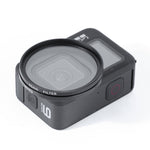 RUIGPRO per GoPro HERO10 Black / HERO9 Black Professional 52mm 52mm 10 in 1 UV+ND2+ND4+ND8+Star 8+ +CPL+Giallo/Rosso/Viola+10X Filtro per obiettivo ravvicinato con anello adattatore filtro e copriobiettivo