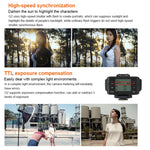 Trigger flash wireless TRIOPO G2 2.4G che riceve/trasmette trigger TTL ad alta velocità a doppio scopo per fotocamera Nikon, G2 For Nikon Camera
