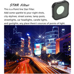 Filtro per obiettivo effetto stella JSR serie KB per GoPro HERO10 Black / HERO9 Black, Star