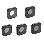 Filtro obiettivo JSR serie KB MCUV+CPL+ND8+ND16+ND32 per GoPro HERO10 Black / HERO9 Black, 5-in-1