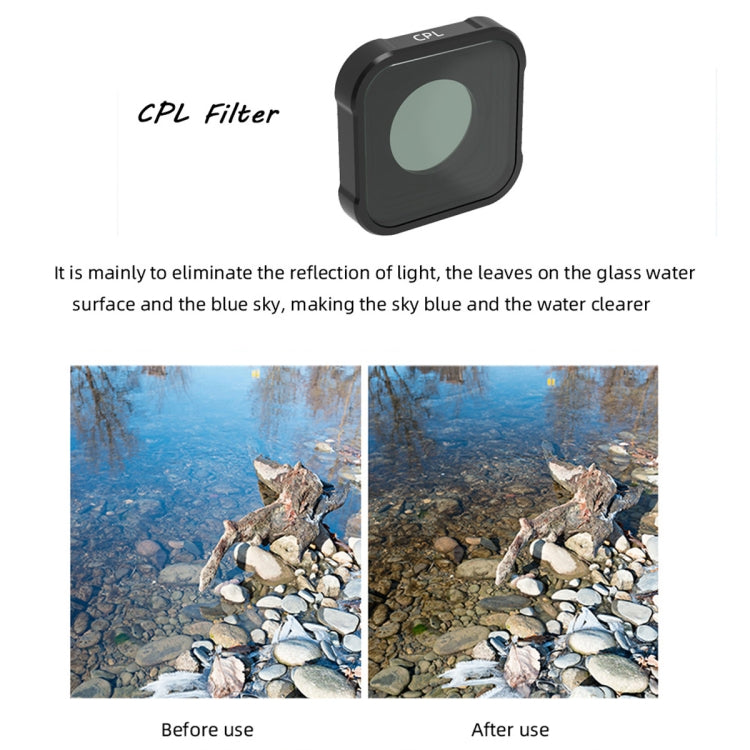 JSR Serie KB STAR+CPL+NIGHT+ND8+ND16+ND32 Filtro obiettivo per GoPro HERO10 Black / HERO9 Black, 6-in-1