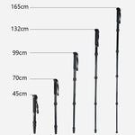 Supporto monopiede in lega di alluminio per fotocamera DSLR da viaggio portatile BEXIN MAS325, MAS325