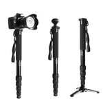 Supporto monopiede in lega di alluminio per fotocamera DSLR da viaggio portatile BEXIN MAS325, MAS325