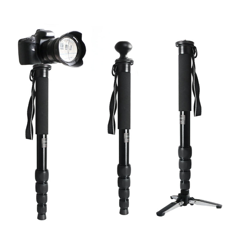 Supporto monopiede in lega di alluminio per fotocamera DSLR da viaggio portatile BEXIN MAS325, MAS325