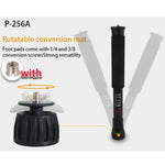 BEXIN P256A Supporto per monopiede in lega di alluminio per fotocamera DSLR da viaggio portatile per esterni, P256A