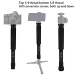 BEXIN P256A Supporto per monopiede in lega di alluminio per fotocamera DSLR da viaggio portatile per esterni, P256A