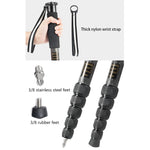 Supporto per monopiede in fibra di carbonio per fotocamera DSLR da viaggio portatile BEXIN P306C, P306C