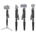 Supporto per monopiede in fibra di carbonio per fotocamera DSLR da viaggio portatile BEXIN P306C, P306C