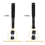 Supporto per monopiede in lega di alluminio per fotocamera DSLR da viaggio portatile BEXIN P308C, P308C