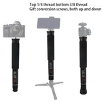 Supporto per monopiede in lega di alluminio per fotocamera DSLR da viaggio portatile BEXIN P308C, P308C