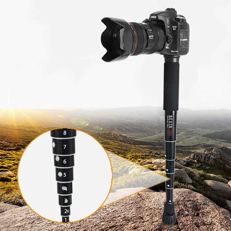 Supporto per monopiede in lega di alluminio per fotocamera DSLR da viaggio portatile BEXIN P308D, P308D