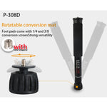Supporto per monopiede in lega di alluminio per fotocamera DSLR da viaggio portatile BEXIN P308D, P308D