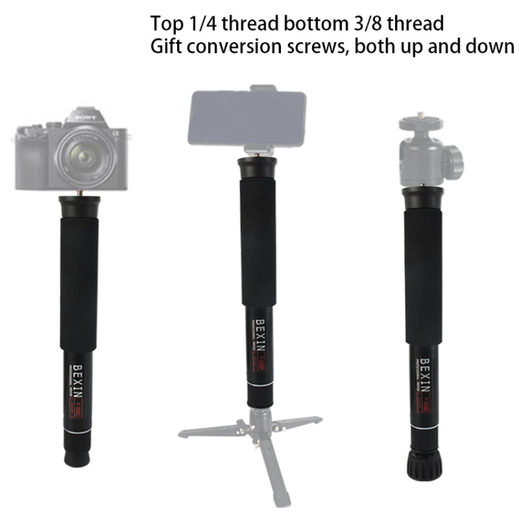 Supporto per monopiede in lega di alluminio per fotocamera DSLR da viaggio portatile BEXIN P308D, P308D