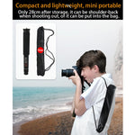 Supporto per monopiede in lega di alluminio per fotocamera DSLR da viaggio portatile BEXIN P308D, P308D