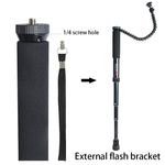 Supporto per monopiede in lega di alluminio per fotocamera DSLR da viaggio portatile BEXIN P308, P308
