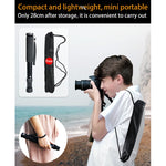 Supporto per monopiede in lega di alluminio per fotocamera DSLR da viaggio portatile BEXIN P308, P308