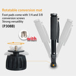 BEXIN P308B Supporto per monopiede in lega di alluminio per fotocamera DSLR da viaggio portatile per esterni, P308B