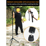 BEXIN P308B Supporto per monopiede in lega di alluminio per fotocamera DSLR da viaggio portatile per esterni, P308B